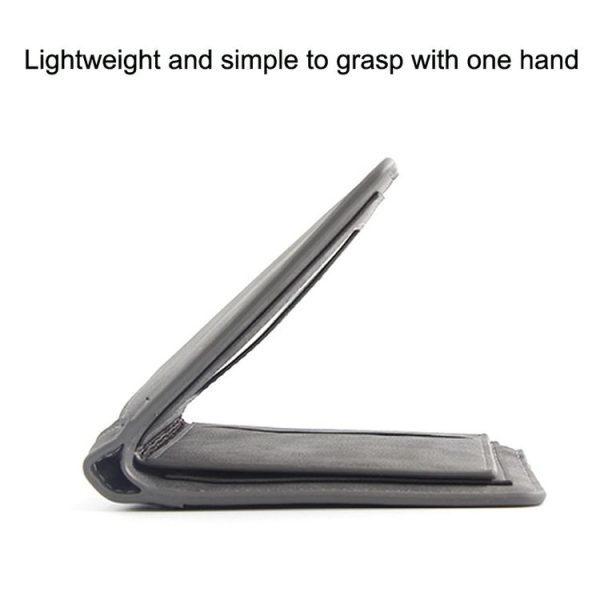 Menbense Matte Short Large Capacity Fashion Casual Adapter Male Wallet (Light Grey) - Image 4