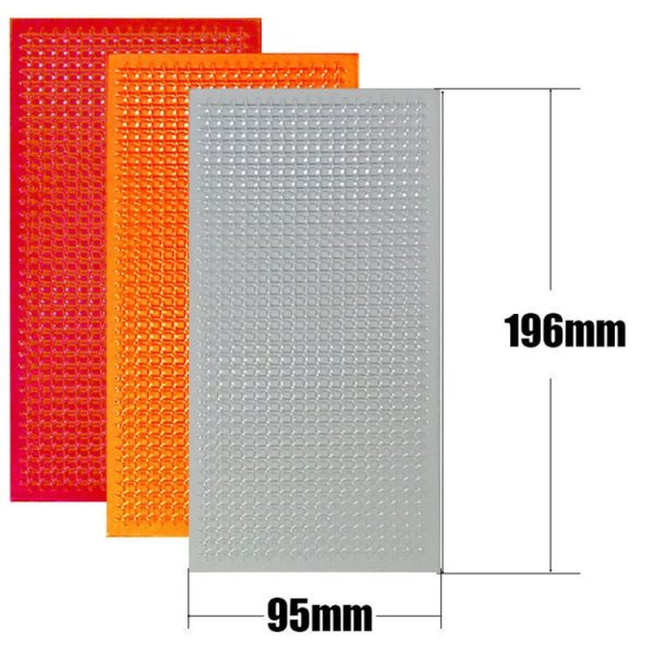 Sikeo Car Tail Light Repair Patch DIY Quick Patch Tool Package (Red+Yellow+Transparent) - Image 2