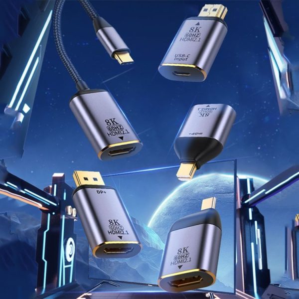 DP Male to HDMI Female 8K Converter, Style: 8K-004 - Image 2