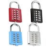 2 PCS 10-Bit Button Password Lock Cabinet Door Tool Box Button Padlock (Red) - Image 2