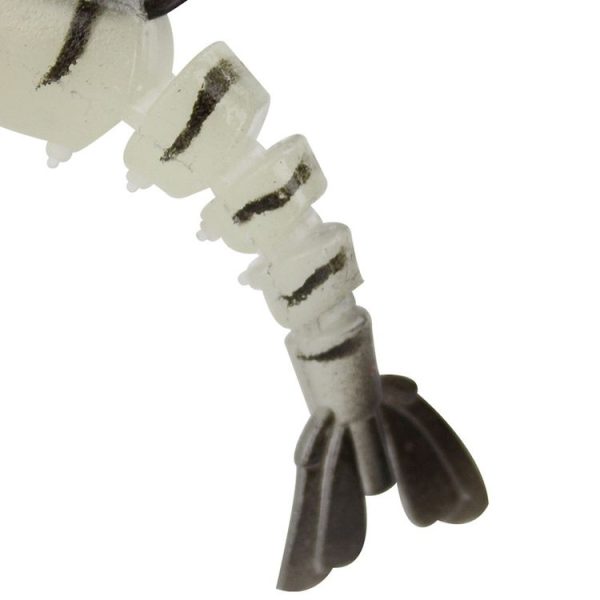 5 Color / Set Multi-section Lead Head Soft Shrimp Fake Bait Freshwater Sea Fishing Lure - Image 4