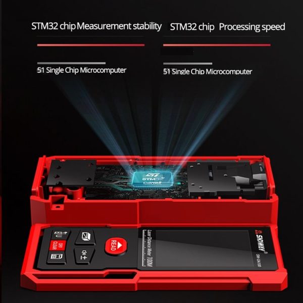 SNDWAY SW-DS50 Handheld Laser Rangefinder Infrared Laser Ruler, Distance: 50m - Image 5