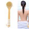 Natural Bristle Massage Exfoliating Shower Brush (As Show)