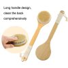 Natural Bristle Massage Exfoliating Shower Brush (As Show) - Image 6