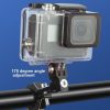 Action Camera Aluminum Bicycle Motorcycle Mount for Gopro (Black) - Image 4