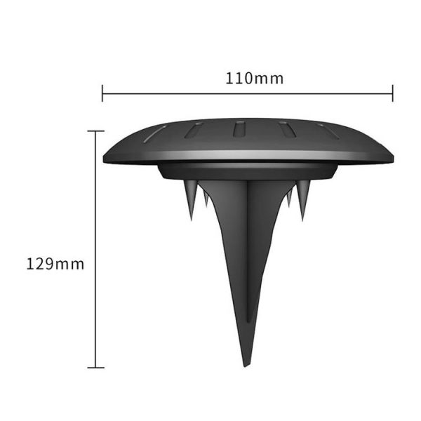 LED Solar Buried Light Garden Decoration Park Grass Ground Lamp (RGB+Cool White) - Image 3