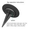 LED Solar Buried Light Garden Decoration Park Grass Ground Lamp (RGB+Cool White) - Image 4