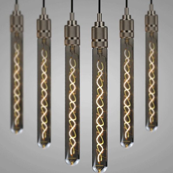 T300 Electroplating Smoke Grey Warm Light LED Bulb Retro Lamp - Image 3