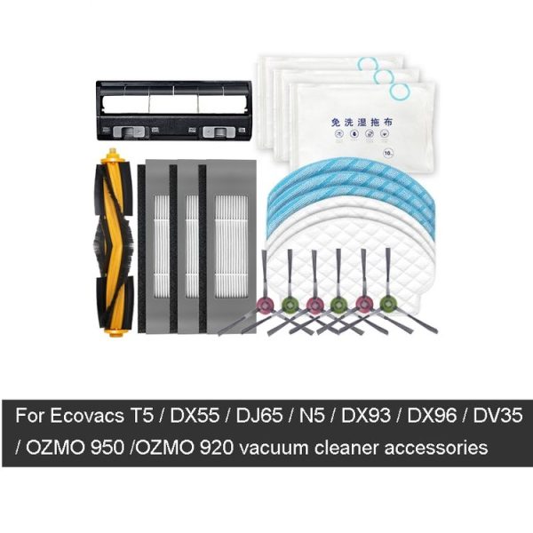 2pairs Side Brush For ECOVACS OZMO 950 920 T5 DX55 DJ65 Vacuum Cleaner Accessories - Image 2