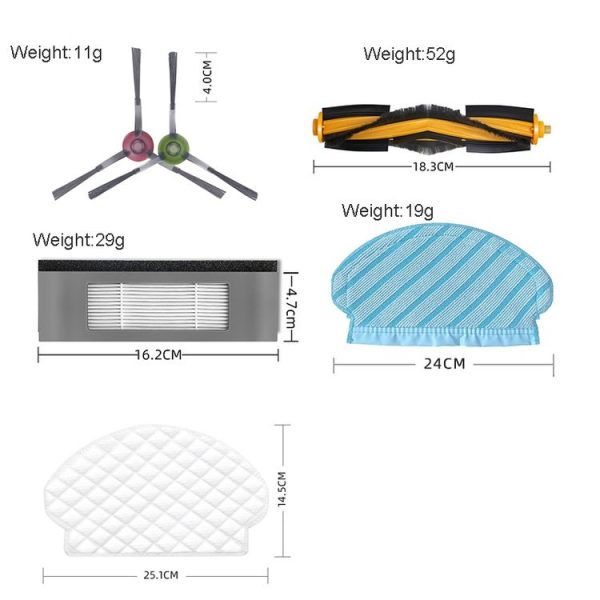 1pc Main Brush Cover For ECOVACS OZMO 950 920 T5 DX55 DJ65 Vacuum Cleaner Accessories - Image 3