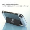 Game Console Crystal Shell Remote Sensing Cap Tempered Film Storage Bag Set For Switch OLED Console Storage Bag+Crystal Case+Rocker Capx6+Tempered Film - Image 3