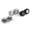 Aluminum Alloy Plating Motorcycle Handlebar Clock (Black Shell Black Background) - Image 2