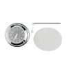Aluminum Alloy Plating Motorcycle Handlebar Clock (Black Shell Black Background) - Image 4