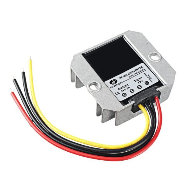 72W 12V To 24V 3A Waterproof Car Voltage Regulator (WG-12S2403) - Image 3