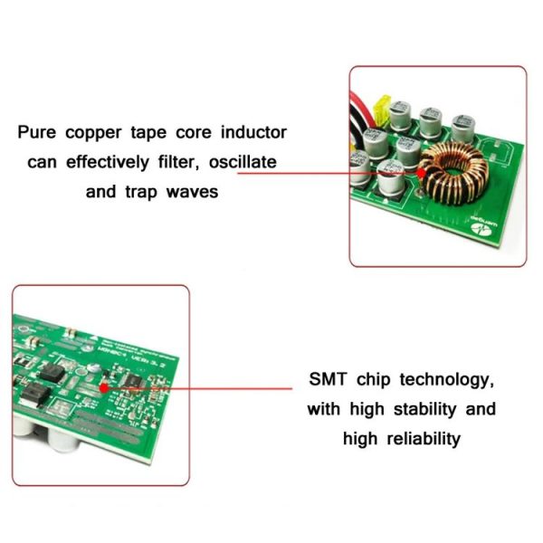 72W 12V To 24V 3A Waterproof Car Voltage Regulator (WG-12S2403) - Image 6