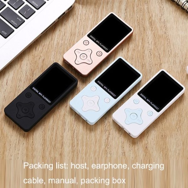 T68 Card Lossless Sound Quality Ultra-thin HD Video MP4 Player (Blue) - Image 2