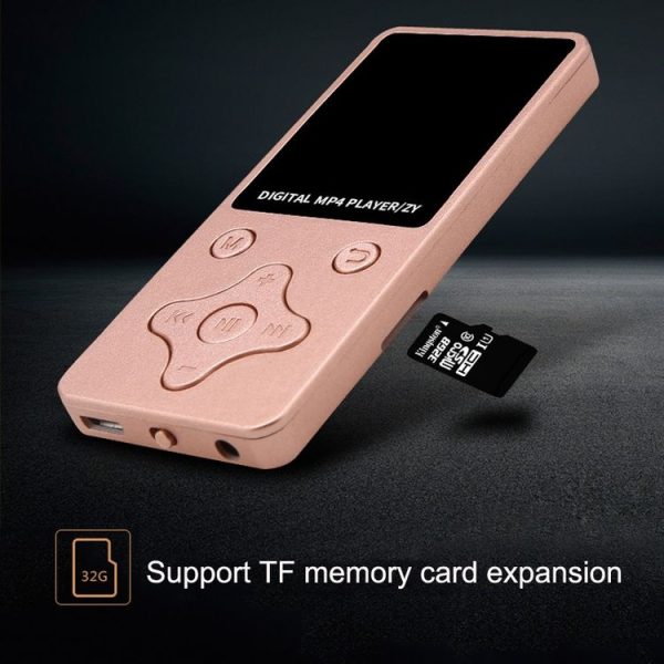 T68 Card Lossless Sound Quality Ultra-thin HD Video MP4 Player (Blue) - Image 6