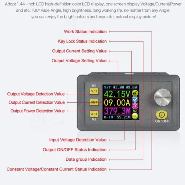 DPS5020 50V / 20A CNC DC Adjustable Voltage Regulated Power Buck Module - Image 5