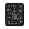 GAN Timer-themed Magic Cube Mat Quick Stack Cup Training Mat Non-Slip Mouse Pad (Hand Drawn)