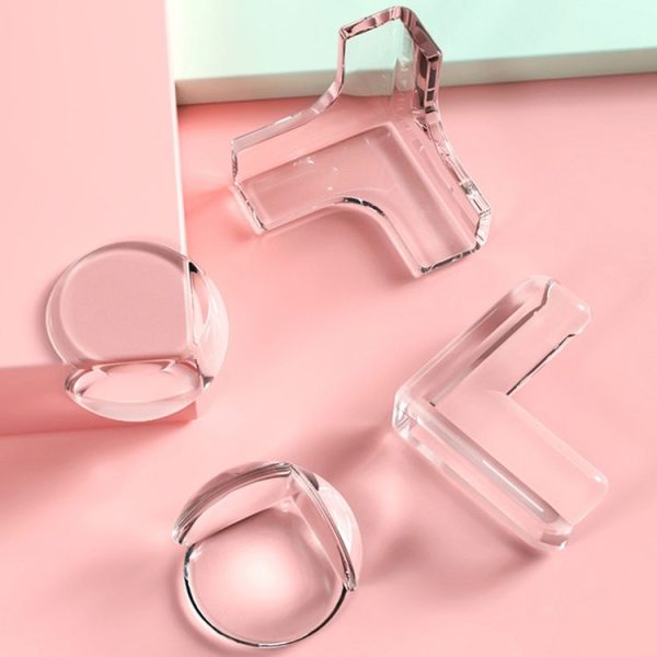 10 PCS L-type Transparent Table Corner Crash Pad - Image 2