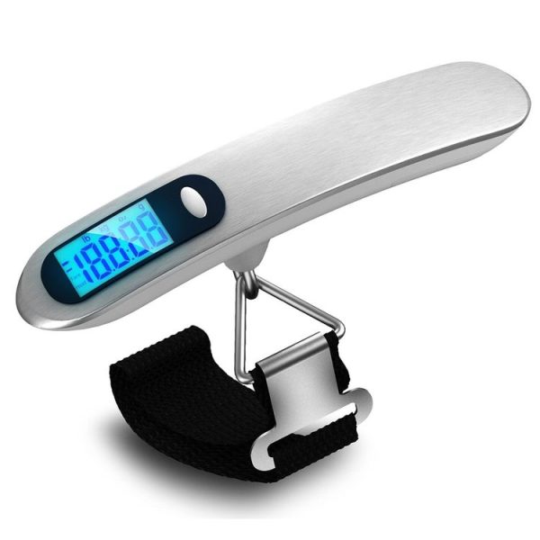 Stainless Steel Handheld Electronic Luggage Scale Portable Express Scale (White) - Image 5
