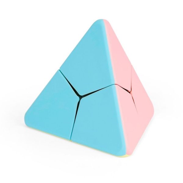 Moyu Magic Tower Series Magic Cube Third-Order Macaron Color Magic Cube, Color: Corner Twist