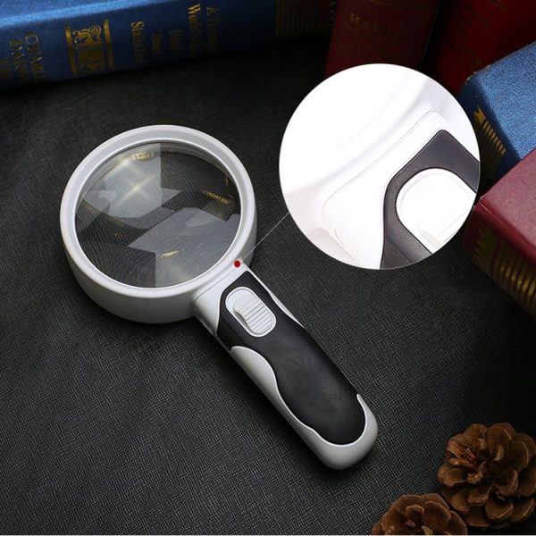 77350B Hand-Held With LED Light Reading Repair 10 Times Magnifier - Image 5