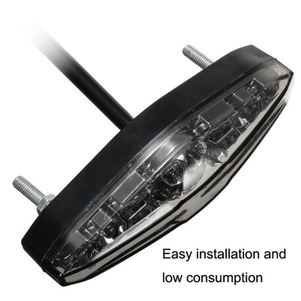 Motorcycle 15LED Brake Light Tail Light Decoration Lamp (White Shell) - Image 5