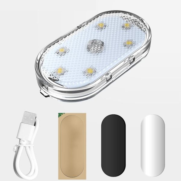 Car Lighting Reading Light LED Touch Sensing Ambient Light, Style:, Color: Blue - Image 7