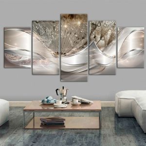 Sofa Background Wall Decorative Painting Hanging Paintings Frameless, Size: 10x25cm (Yellow)