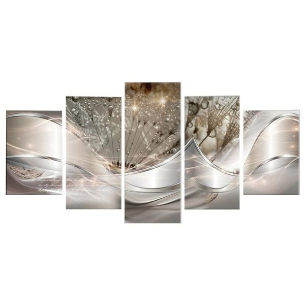 Sofa Background Wall Decorative Painting Hanging Paintings Frameless, Size: 10x25cm (Yellow) - Image 3