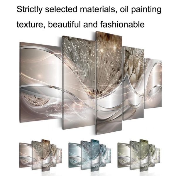 Sofa Background Wall Decorative Painting Hanging Paintings Frameless, Size: 10x25cm (Yellow) - Image 6