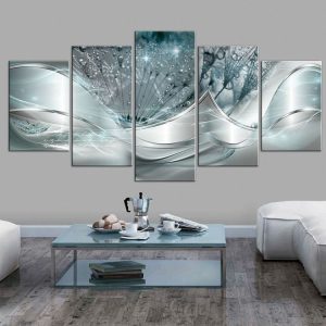 Sofa Background Wall Decorative Painting Hanging Paintings Frameless, Size: 20x50cm (Blue)