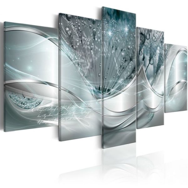 Sofa Background Wall Decorative Painting Hanging Paintings Frameless, Size: 20x50cm (Blue) - Image 2