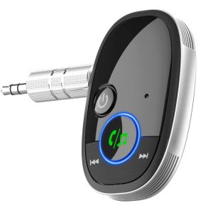Car Bluetooth Receiver Music Player Wireless Audio Converter (Black)