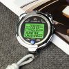 YS Running Training Stopwatch Timer Metal Luminous Stopwatch, Style: Two Hundred Memory - Image 2