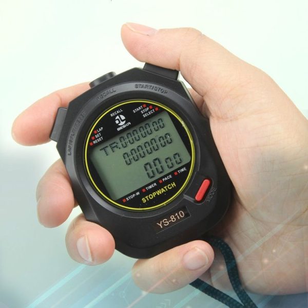 YS Electronic Stopwatch Timer Training Running Watch, Style: YS-8100 100 Memories (Black) - Image 6