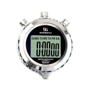 YS Metal Large Screen Display Stopwatch Fitness Sports Competition Electronic Stopwatch (YS-528)