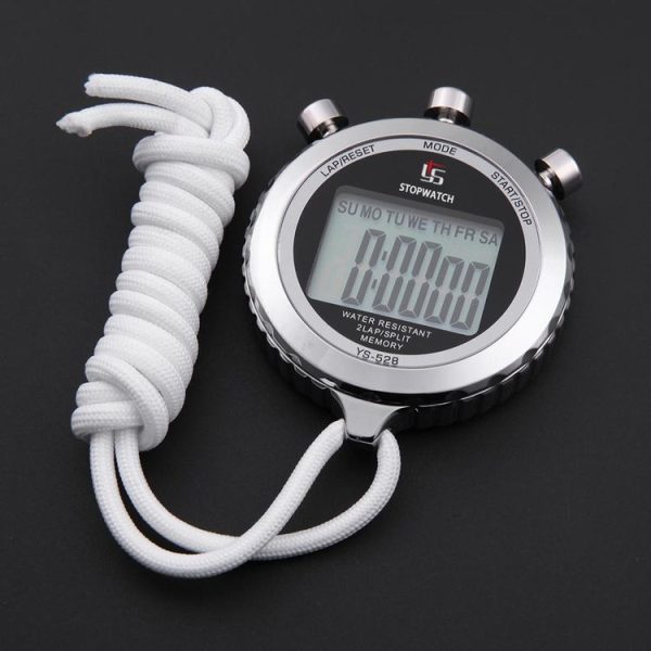 YS Metal Large Screen Display Stopwatch Fitness Sports Competition Electronic Stopwatch (YS-528) - Image 6