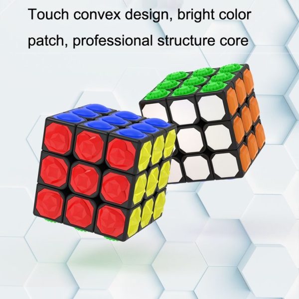 YJ Three Level Touch Smooth Magic Cube Educational Toys (As Show) - Image 2