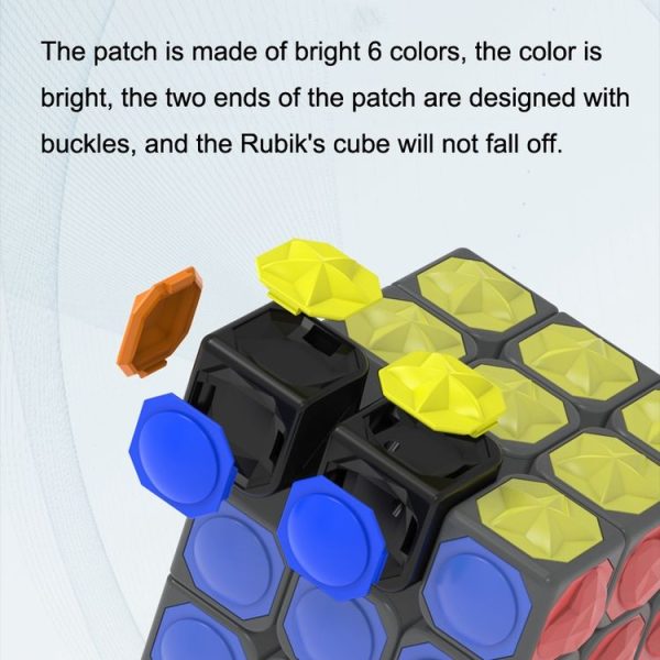YJ Three Level Touch Smooth Magic Cube Educational Toys (As Show) - Image 3
