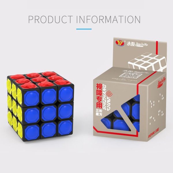 YJ Three Level Touch Smooth Magic Cube Educational Toys (As Show) - Image 6