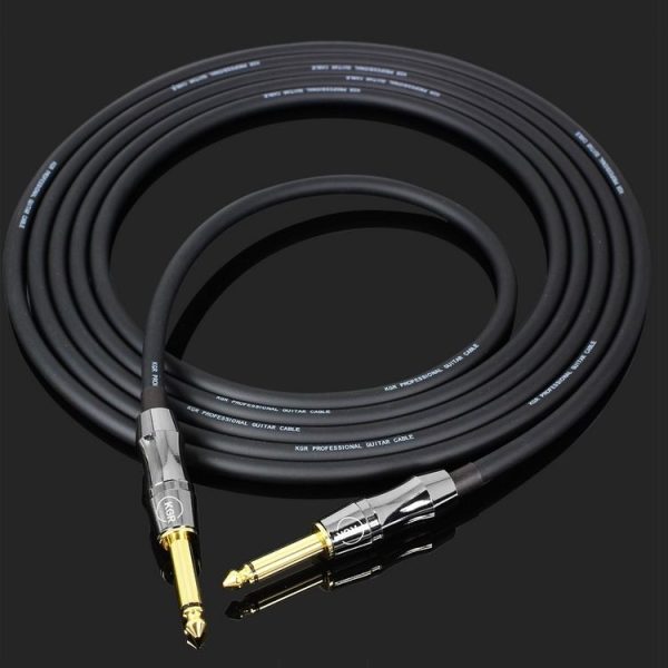KGR Guitar Cable Keyboard Drum Audio Cable, Specification: 3m (Double Straight Jack)