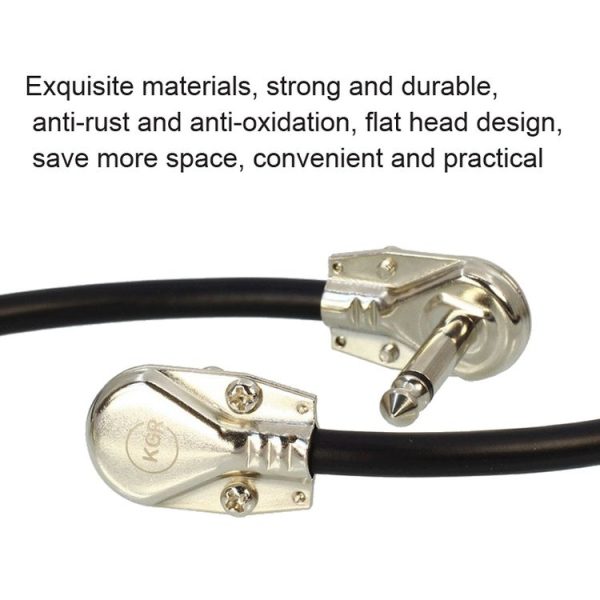KGR Guitar Cables Guitar Effect Pedal Instrument Patch Cable, Specification: 25cm - Image 4