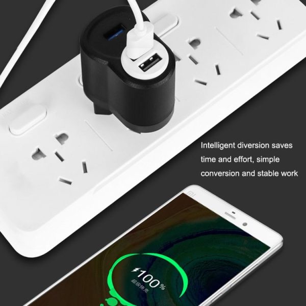 EU Plug Home Cigarette Lighter Socket Car Power Converter, Plug Specifications: - Image 5