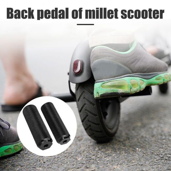 FMFXTR Bicycle Back Seat Foot Pedal Universal Back Rear Post, Color: Blue Large Hole Long - Image 6