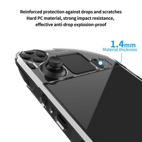 PGTECH Split Crystal Hard Shell Case for Steam Deck Game Console - Image 4