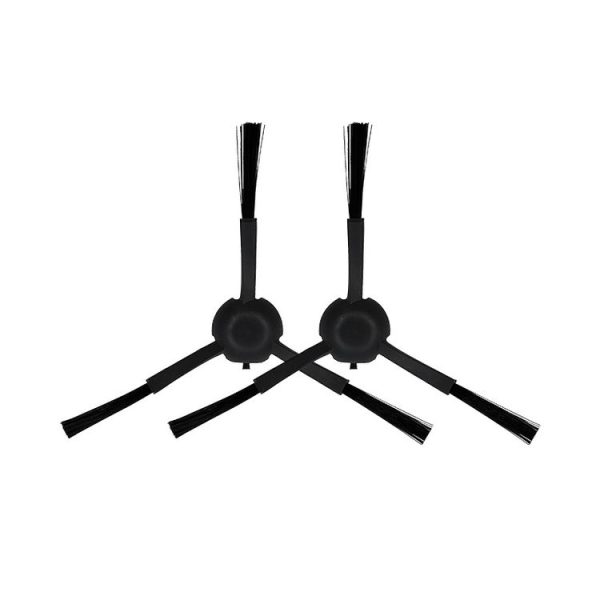 1 Pair Black Side Brush Replacement Accessories for Xiaomi Mijia Dreame D9 / L10 PRO