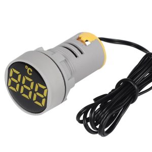 SINOTIMER -20-199 Degrees Celsius Small Temperature Display Indicator (ST16C-05 Yellow)