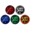 2 PCS DC Voltage Signal Indicator 22mm Round 6-100V Universal Voltmeter (ST16VD-03 Blue) - Image 4